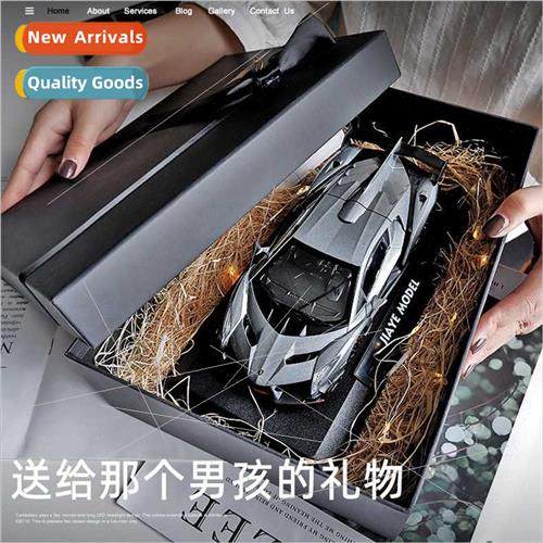 1/24 Lambo Veneno Poison car model simulation alloy car mode