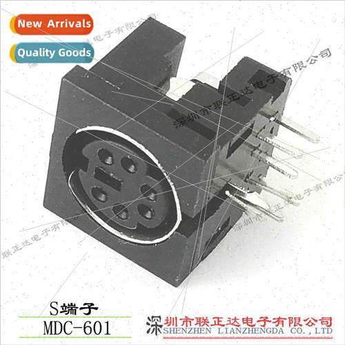 6pin S terminal 90 degree insert MDC-6-01 female 6P mouse so