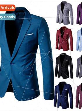 2022 fall men business career casual su best man wedding sin
