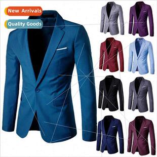 2022 fall men business career casual su best man wedding sin