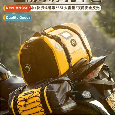 Motorcycle Rear Seat Bag Waterproof ggage Bag Pannier Bag Ta