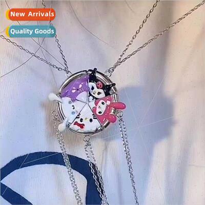 Sanrio magnetic necklace kurumi baku melody tamagotchi dog k