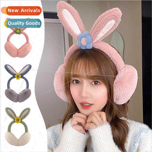 Folding earmuffs winter padded cute rabb warm ear muffs ear