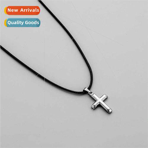 Europe tanium steel accessories hip-hop men tide cross penda