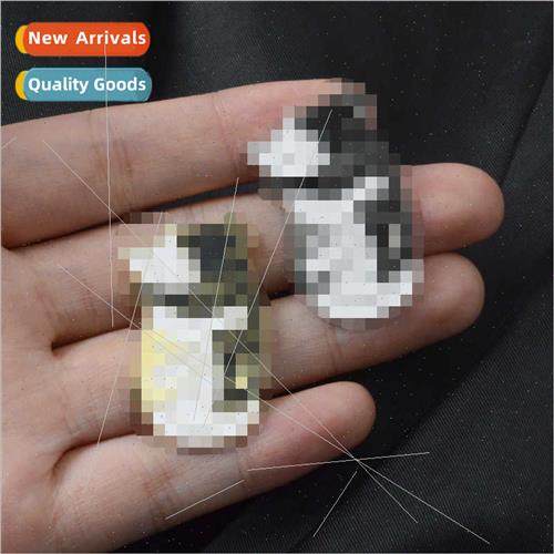 Europe Uned States alloy enamel black whe cat star moon broo