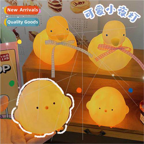 Ins teenage girl bedroom cute duckling LED night light room