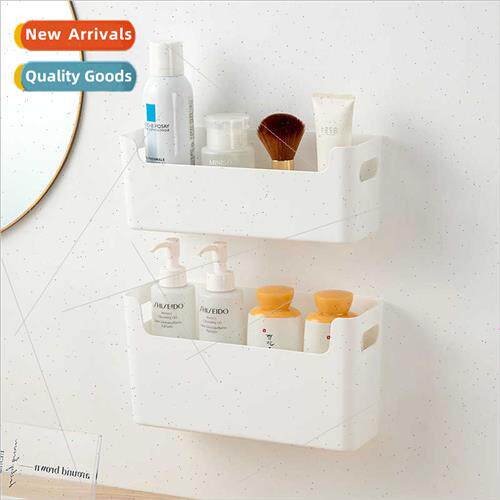 Kchen wall-mounted organizer cabinet door no-punch shelf hoo