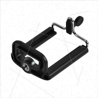 U-shaped clip customized selfie stick cell phone clip tripod