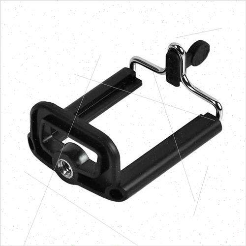 U-shaped clip customized selfie stick cell phone clip tripod