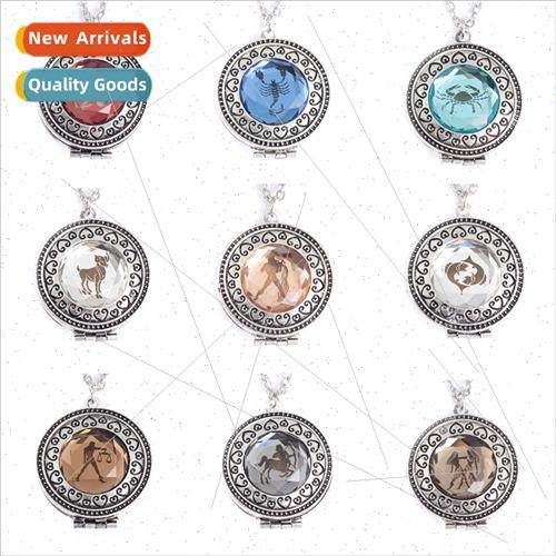 Fashion couple necklace jewellery twelve constellations neck