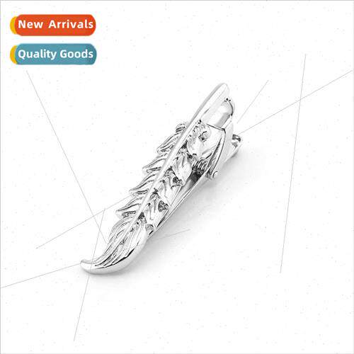 cufflinks high  feather modeling tie clip men business casua