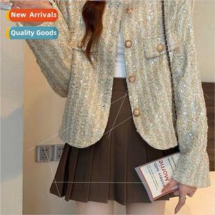 2023  small perfume jacket female fall winter thin temperame