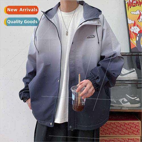 Punching jacket men spring fall loose casual baseball clothi