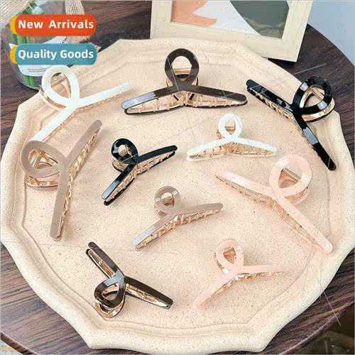 Metal Acetate Grab Clip Bangs Hair Clip Female Clip Back Hea