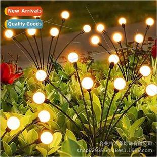 firefly lawn garden outdoor lights wind led lamp solar New