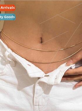 summer popular jewelry layered waist chain belt Europe fashi