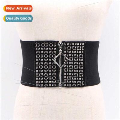 Korea Fashion Hundreds rivets decorated diamond-shaped hangi
