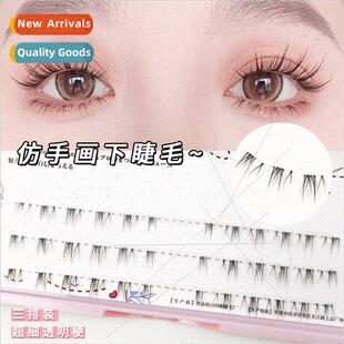 Hand-painted Lower Eyelashes Natural Lashes J09 Transparent