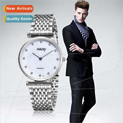 New ultra-thin couple watches men women rhinestone mother-of