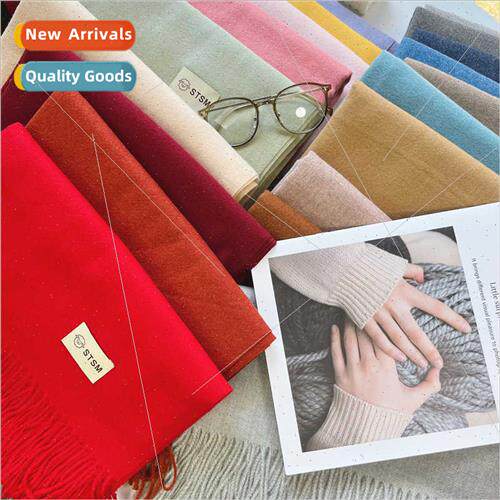 Autumn winter new solid color imation cashmere thickened war