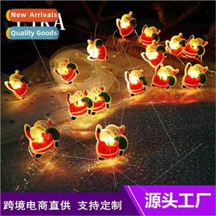 man led modeling Christmas string old light Battery backpack