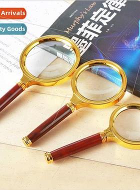 Handheld portable magnifying glass elderly reading tool HD h