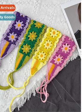 Garden girl/Korean  sweet flowers crochet hair bfemale kntin