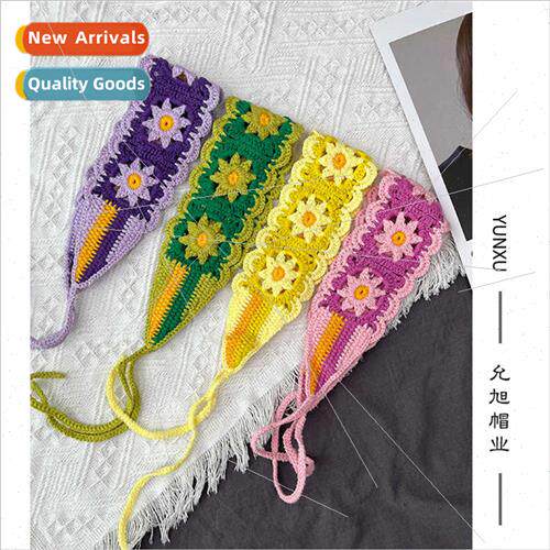 Garden girl/Korean  sweet flowers crochet hair bfemale kntin