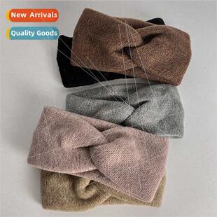 Hair bands French vintage wool hair accessories Autumn winte