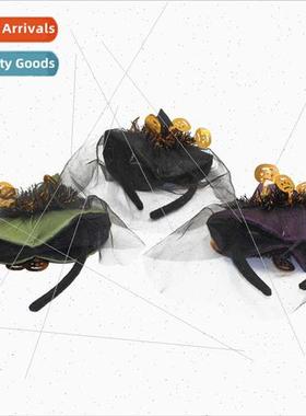 Halloween Easter Mesh Sequins Cartoon Hat Halloween HeadbHat