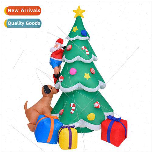 2.1m Santa Climbing Christmas Tree Inflatable Christmas Prod