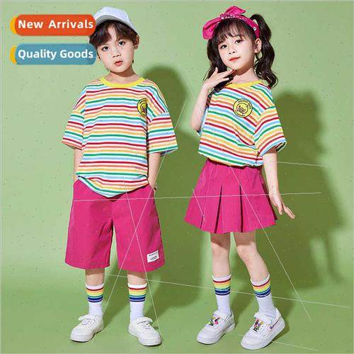 Kindergarten cheerleading dance permance clothing June 1 cut