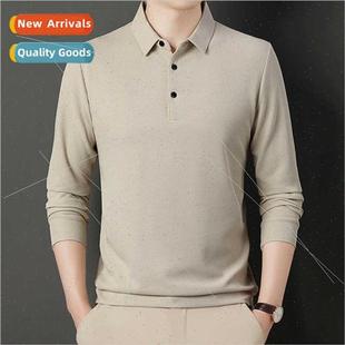 POLO shirt lapel 2023 sleeved men long business new