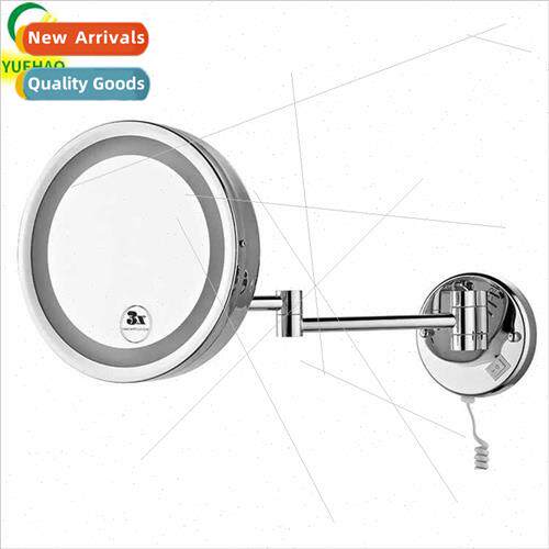 Wall-mounted magnifying mirror bathroom hotel makeup mirror