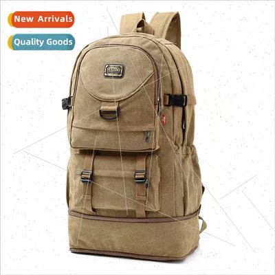 Shoulder bag canvas travel bag men outdoor backpack large ca
