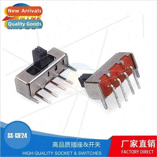 SS13F24 Toggle Swch 4-pin 3-speed 90-degree curved foot slid
