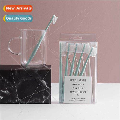 Japan toothbrush soft bristles 10 packs independent sheaths