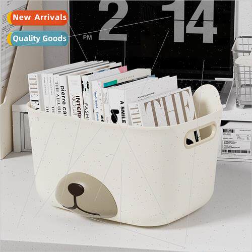 Cartoon desktop organizer large capacy student stationery bo