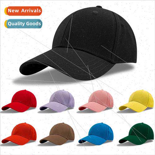 22 colors cotton high- baseball cap hard top men women solid