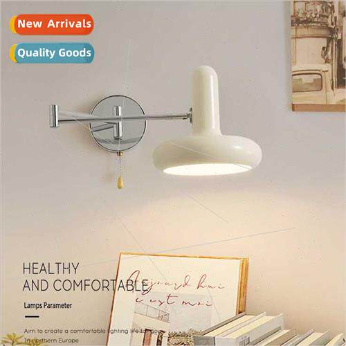 Full Spectrum Bauhaus Swing Arm Wall Lamp Scandinavian Bedro