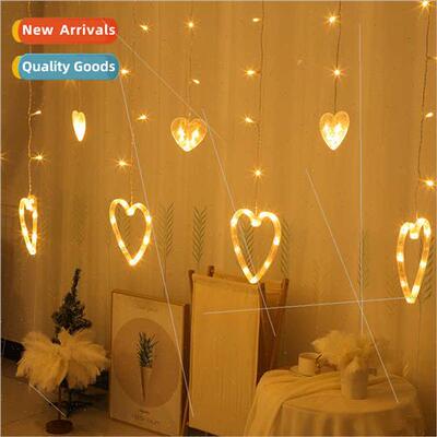 Love Curtain ghts 120v Plug-in Flashing Curtain Arrangement