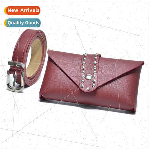 Korea new hipster belt Hundreds rivets inlaid bag belt femal