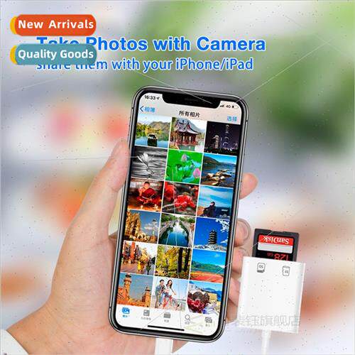 2 In 1 ghtning Adapter SD/TF Card Reader K  iPhone 12