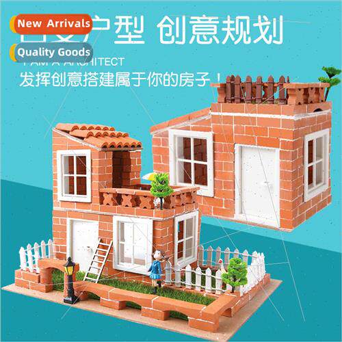 ttle mason Children handmade house Europe villa building mas