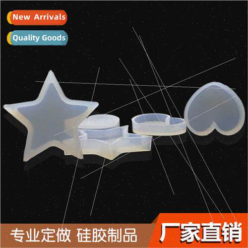 Pentagram love heart drip mold DIY handmade cake environment