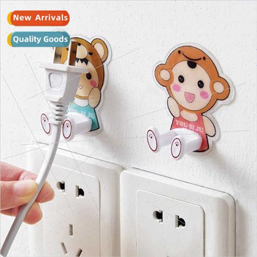 Household power cord organizer rack cartoon animal free punc