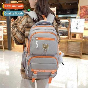 fashion capacy lightweight shoulder female Schoolbag large