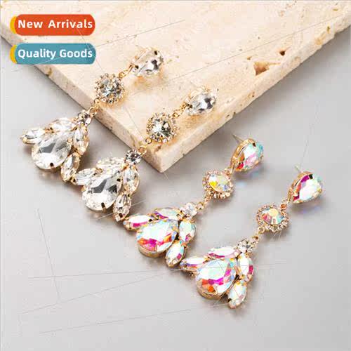 Europe fashion retro earrings drop earrings alloy long simpl