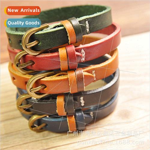 2016 New Europe Personalized Retro Creative Leather Bracelet