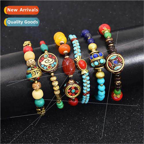 Bohemian ethnic bracelets hand-woven bells hand rope travel